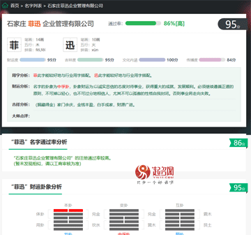 公司名字打分測試最準(zhǔn)