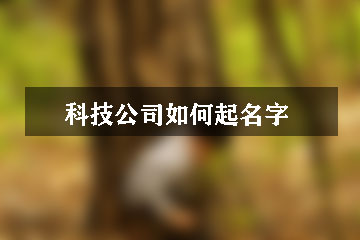 科技公司如何起名字